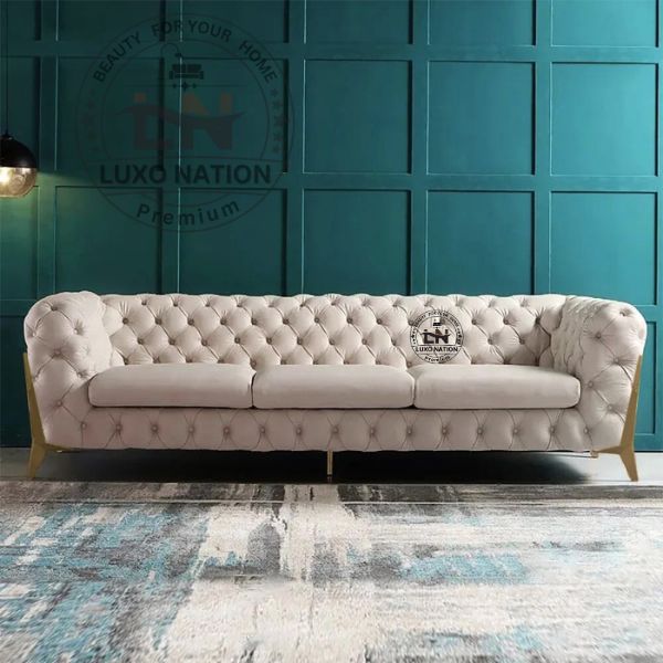Comfortable Luxury Sofa Set to Elevate Your Home Decor Chesterfield